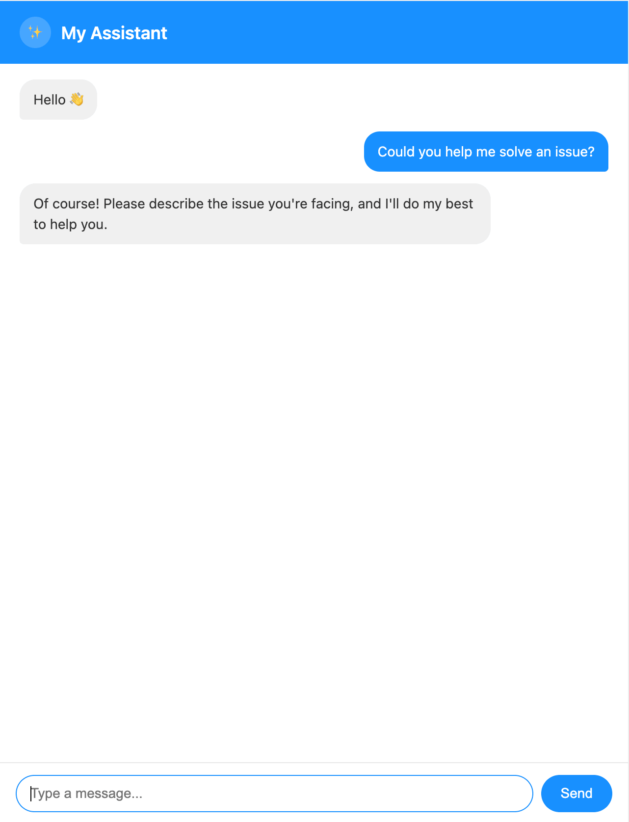 Create and customize your AI Assistant in minutes