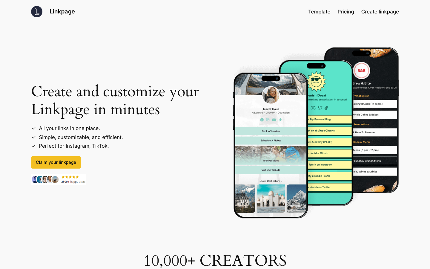 linkpage website