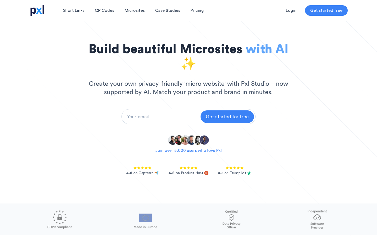 Pxl website